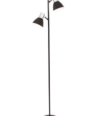 Brightstar SL1097 BK Mother and Son Floor Lamp with Double Switch
