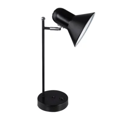 Brightstar TL186 BK Metal Desk Lamp with On/Off Switch