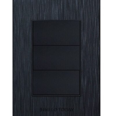 Blank Cover Black Design (S6) 4x2 - Hello Today