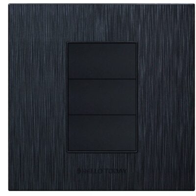 Blank Cover Black Design (S6) 4x4 - Hello Today