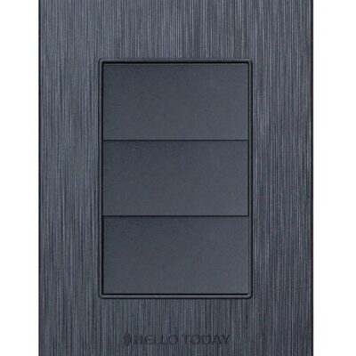 Blank Cover Dark Grey Design (S7) 4x2 - Hello Today