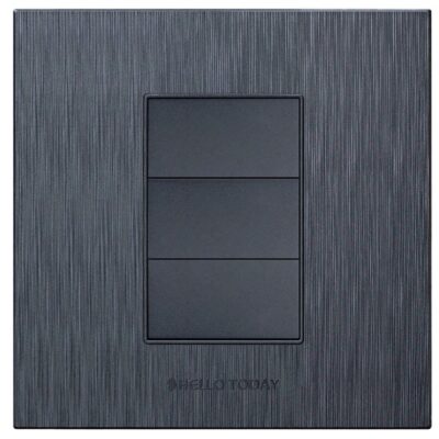 Blank Cover Dark Grey Design (S7) 4x4 - Hello Today