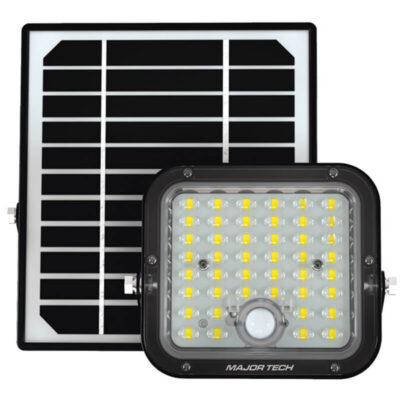 Major Tech 10W 1500Lm Solar Power LED Flood Light