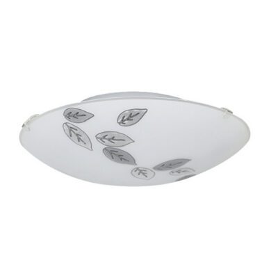 Eurolux Mars Ceiling Light Leaf Pattern 245mm White