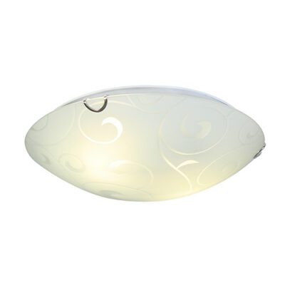 Eurolux Ceiling Light 300mm Floral Design White - C396
