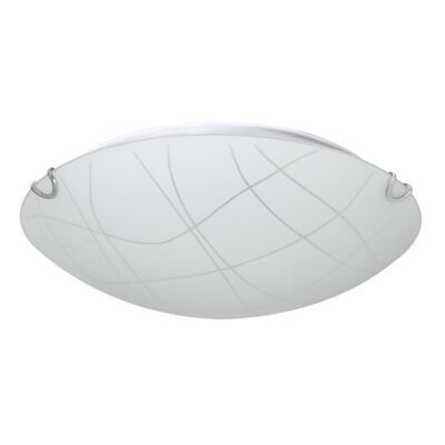 Eurolux Ceiling Light 300mm Surreal Grid Design White - C398
