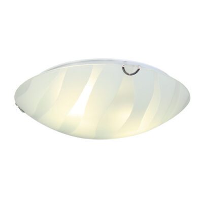 Eurolux Ceiling Light 300mm Zebra Stripe Design White - C399