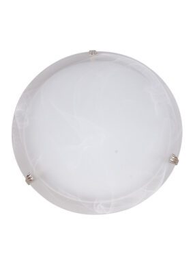 Eurolux Alabaster Ceiling Light 300mm & Set of 3 Clips - C48