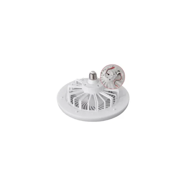 E27 Fan Light With Detachable Lamp Holder