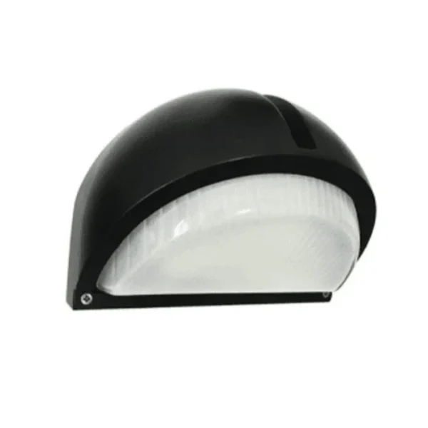 Brightstar BH013 LW Black Die Cast Aluminium with Frosted Glass