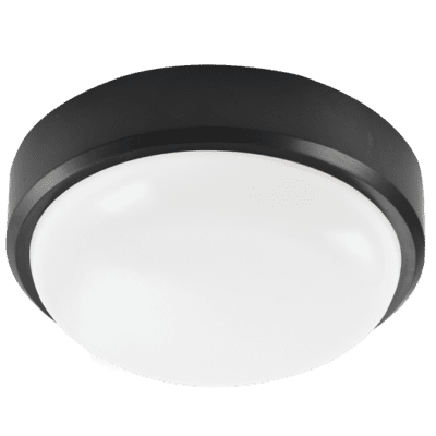 Brightstar BH129 BLACK 20W PC Bulkhead with Polycarbonate Cover