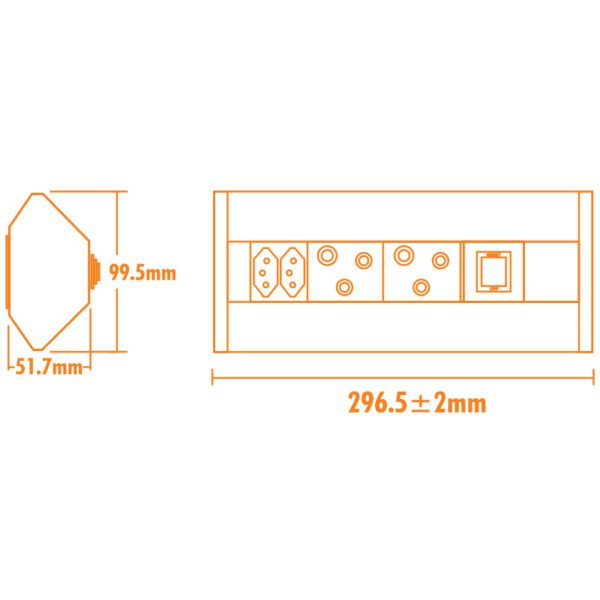 Major Tech Veti Corner Mount Power Tower - Image 2
