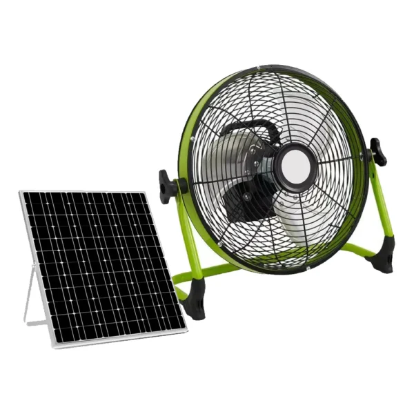 14" Solar Floor Fan
