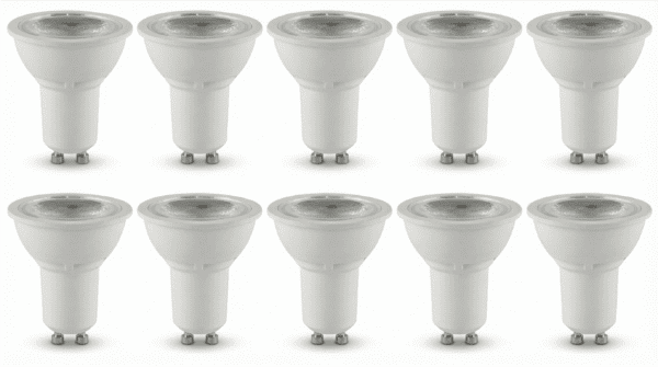 10 Pack - 5W Downlight Led Bulb Gu10