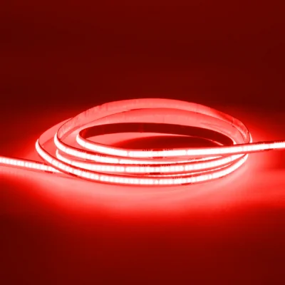 Fivestar 15W/m 8mm 12V COB LED Strip Light 5 Meter Red
