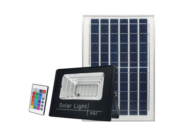300W RGB Solar Flood Light - Hello Today
