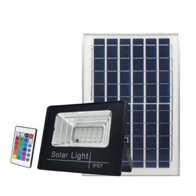 60W RGB Solar Flood Light - Hello Today
