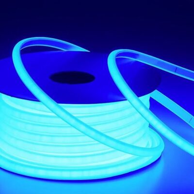 220V LED Cob Strip Light CNGR Blue - 50 Meter Roll