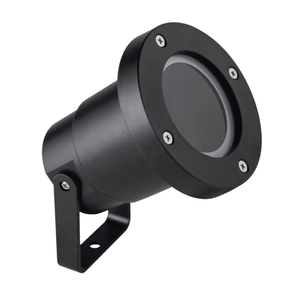Brightstar GS015 BLACK Garden Spot with Clear Glass Cover