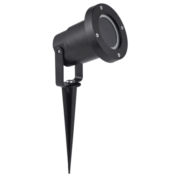 Brightstar GS016 BLACK Garden Spike with Clear Glass Cover