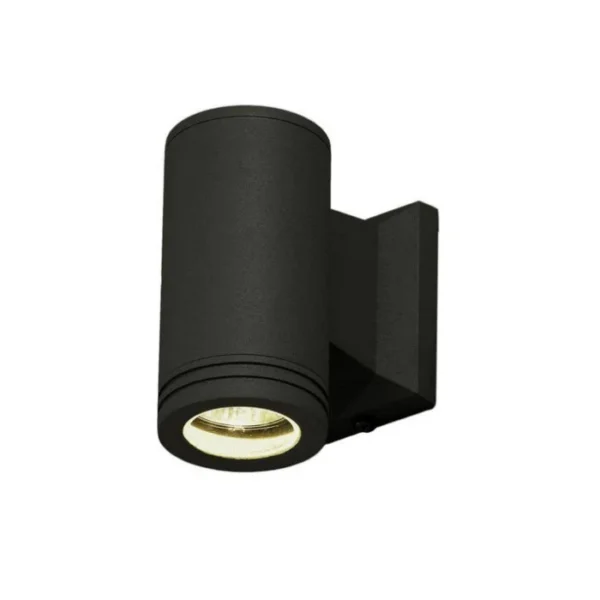 Brightstar L121 BLACK Up Or Down Facing Die Cast Aluminium Wall Bracket With Glass Cover