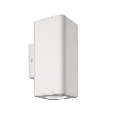 Brightstar L344 WHITE Up And Down Facing Square ABS and PC with Clear PC Cover