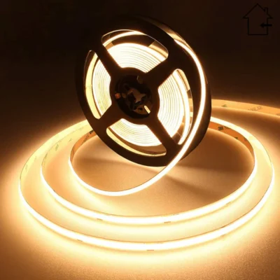 220V LED Cob Strip Light CNGR Warm White (3000K) - Per Meter
