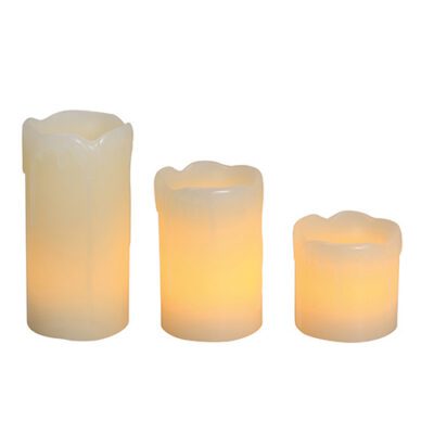 Eurolux LED Flameless Candle Set Dripping 3PC - H151