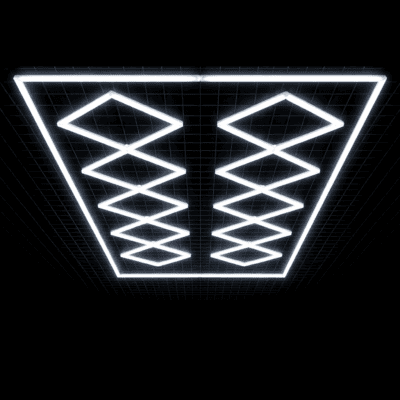600W 10 Diamond LED Light 6500K