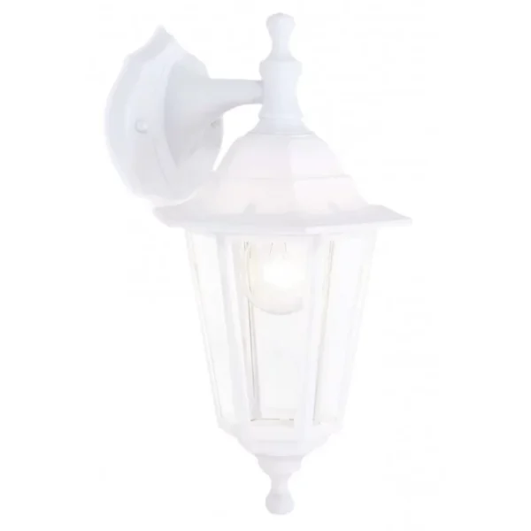 Brightstar L321 WHITE Down Facing 6 Panel Polypropylene Wall Lantern
