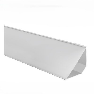 8mm Chrome Corner Aluminium Profile - 3 Meter - Hello Today