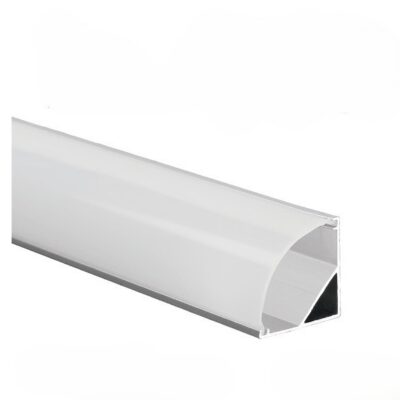 8mm Chrome Corner Aluminium Profile - 3 Meter - Hello Today