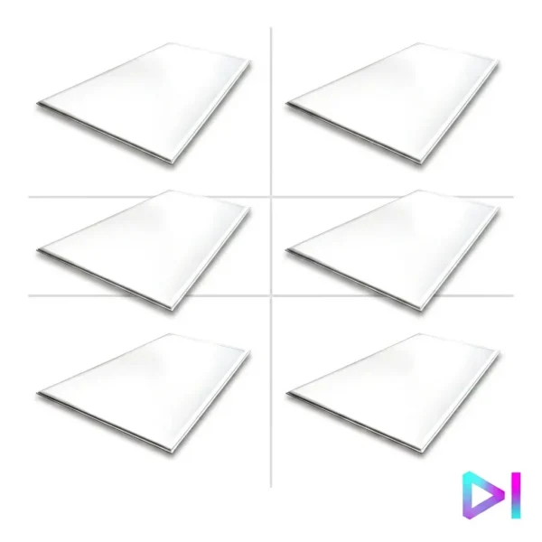1200x600 Led Panel Light Square Cool White (6500K) - Set Of 6