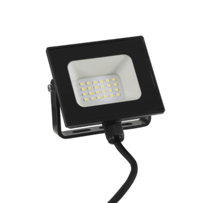 Brightstar FL010 BLACK 10W LED Polycarbonate Flood Light with Tempered Glass Lens