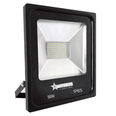 Brightstar FL035 BLACK 50W LED Die Cast Aluminum with Tempered Glass Lens
