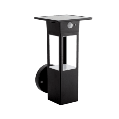 Brightstar LS024 MATT BLACK Outdoor Solar LED Sensor Wall Lamp