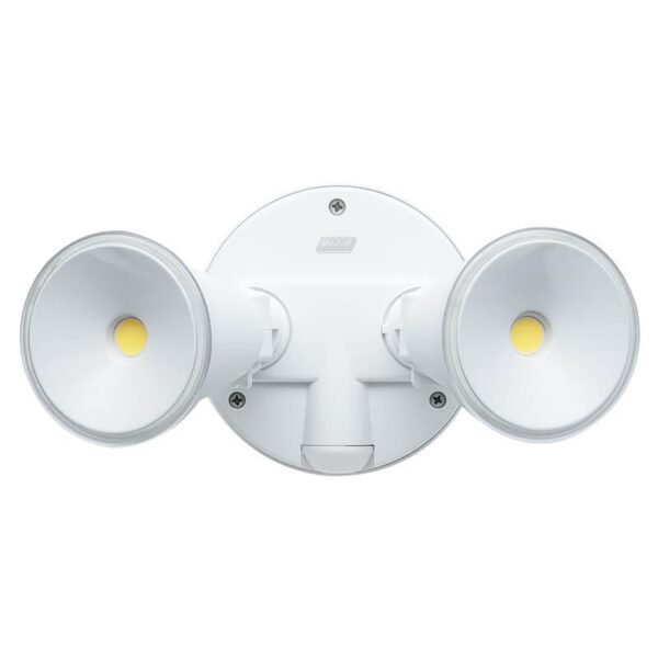 Major Tech 20W LED White Twin Head Floodlight 2400lm - 5000K (Neutral White)