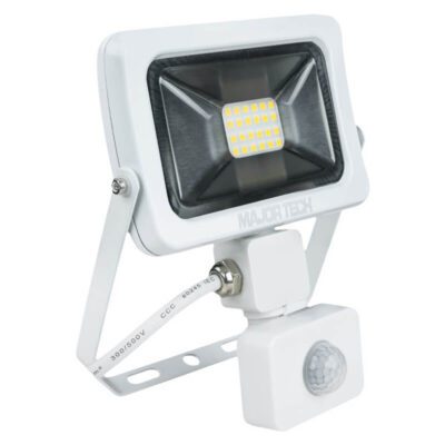 Major Tech 10W LED PIR Motion Sensor Floodlight 900lm - 4000K (Natural White)
