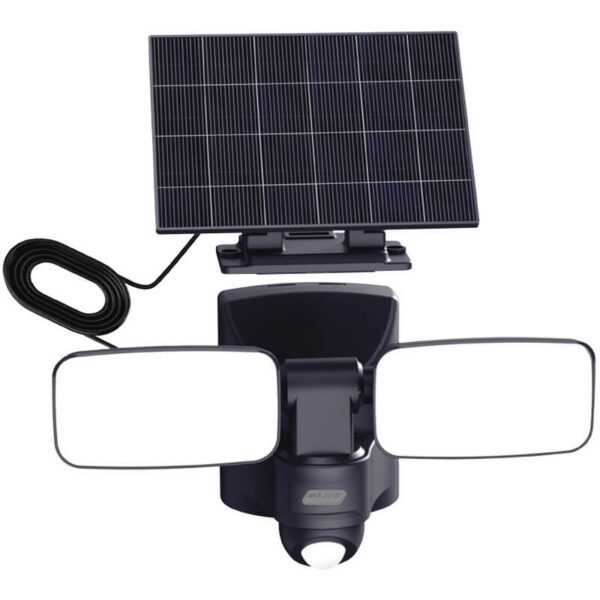 Major Tech 10W Solar LED PIR Motion Sensor Floodlight 1000lm - 6000K (Cool White)