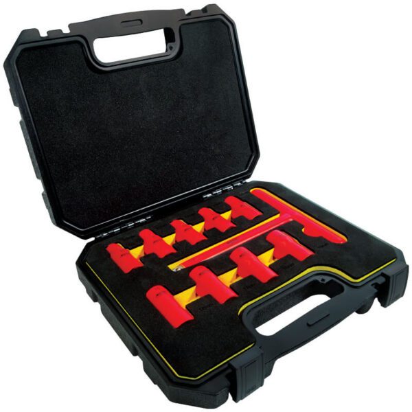 Major Tech 1000V AC/1500V DC Insulated T-Handle and Socket Set - KV-10SS