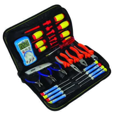 Major Tech Basic Electronic Service Kit With Digital Multimeter - TKE1218N