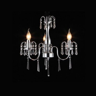 K-Light 40W E14 230V 3 Arm Elegant Crystal Chandelier - V-KLCH-8816/3