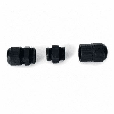 13A 250V High-Current Capacity IP68 Waterproof Inline Cable Sleeve Coupler for Outdoor LED Lighting