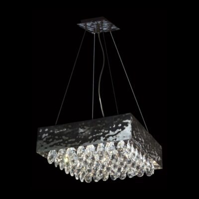 K-Light 40W G9 230V Magma Crystals Pendant - KLCH-450/40-WH