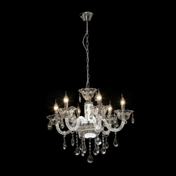 K-Light 40W E14 230V With 6 LED Arm Crystal Chandelier - KLCH-8843/6