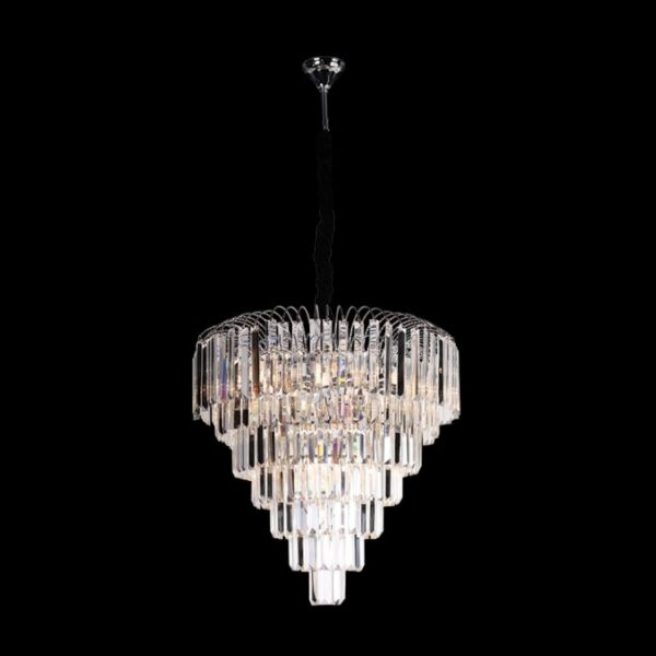K-Light 40W E14 230V Sophia Large Crystal Chandelier - L-KLCH82148L/CR