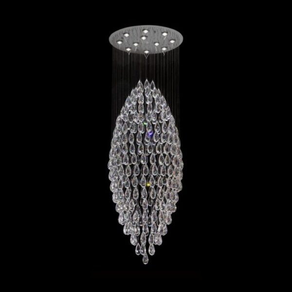 K-Light 50W GU10 230V Large Corn Crystal Chandelier - NCL-9923/CORN