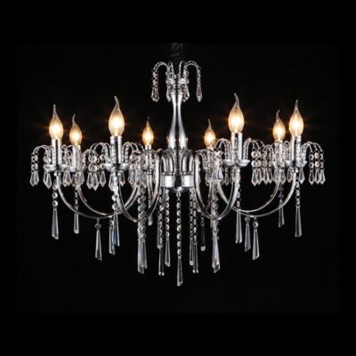 K-Light 40W E14 230V 8 Light Elegant Crystal Chandelier - V-KLCH-8816/8