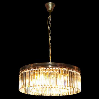 K-Light 40W E14 230V Clear Crystal Round Chandelier - KLCH-7515/GD