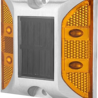 Solar Road Flashing Stud - Yellow
